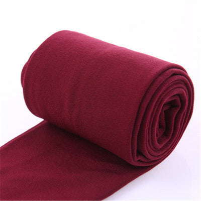 Leggings Women's Pantyhose Plus Velvet Outer Wear Fleece Trousers Step On One Foot Pants