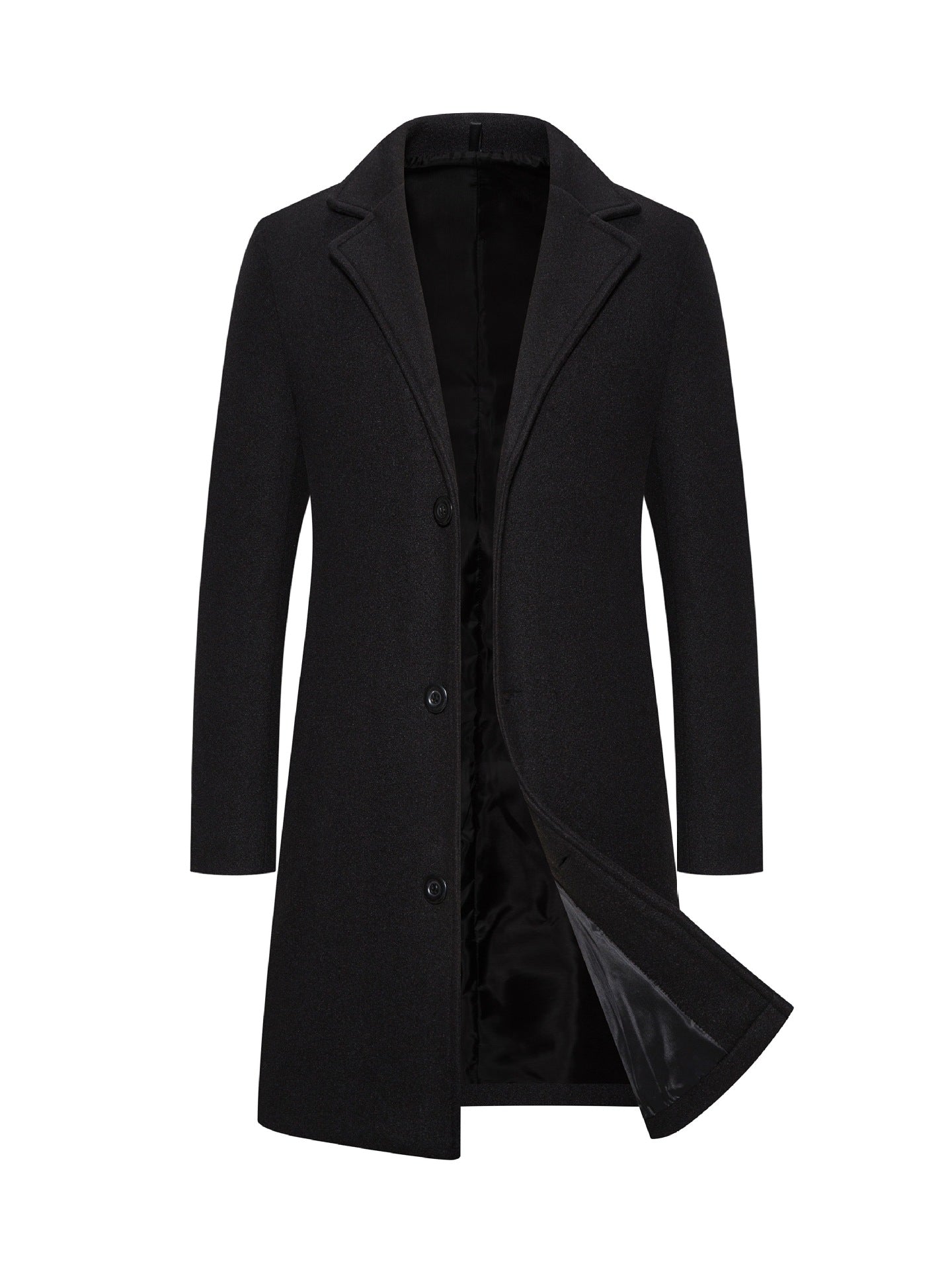 Woolen Plus Size Casual Style Coat