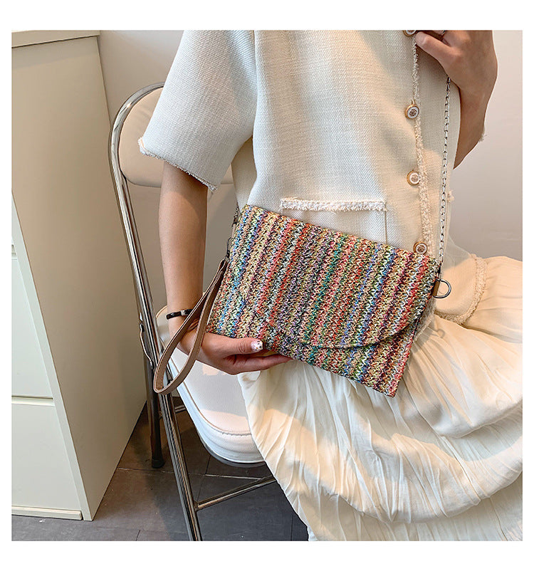 Casual Ethnic Style Woven Bag Women