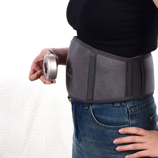 Hot Compress Soothing Waist Massager With Vibration