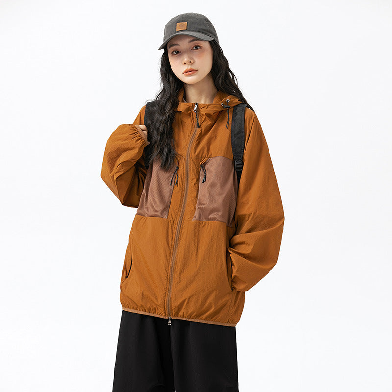 Hooded Multi-pocket Thin Personality Sun-protective Clothing Quick-dry Casual