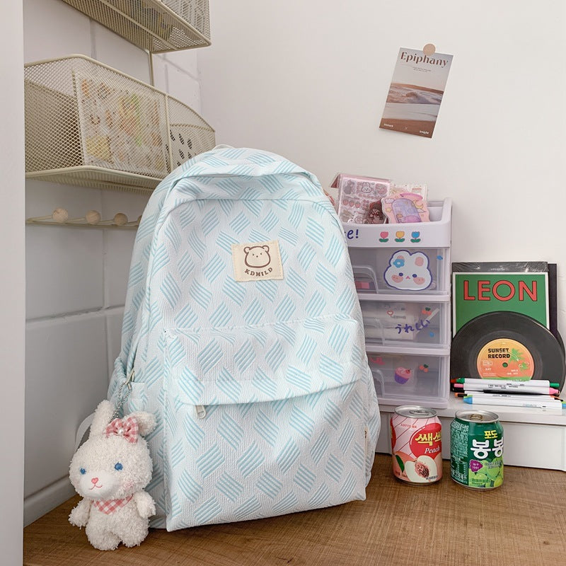 Japanese Backpack Junior High School Students Simple