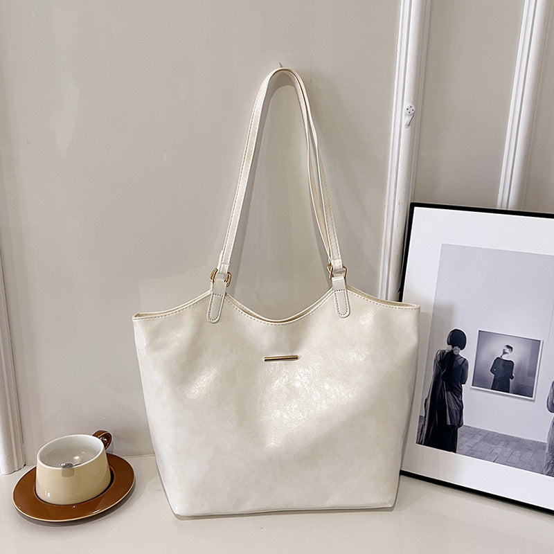 Dame Retro Minimalistisk Skuldertaske