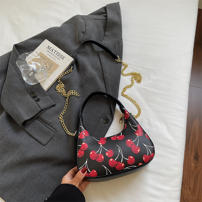 Autumn Printed Fashion Underarm Tote Bag