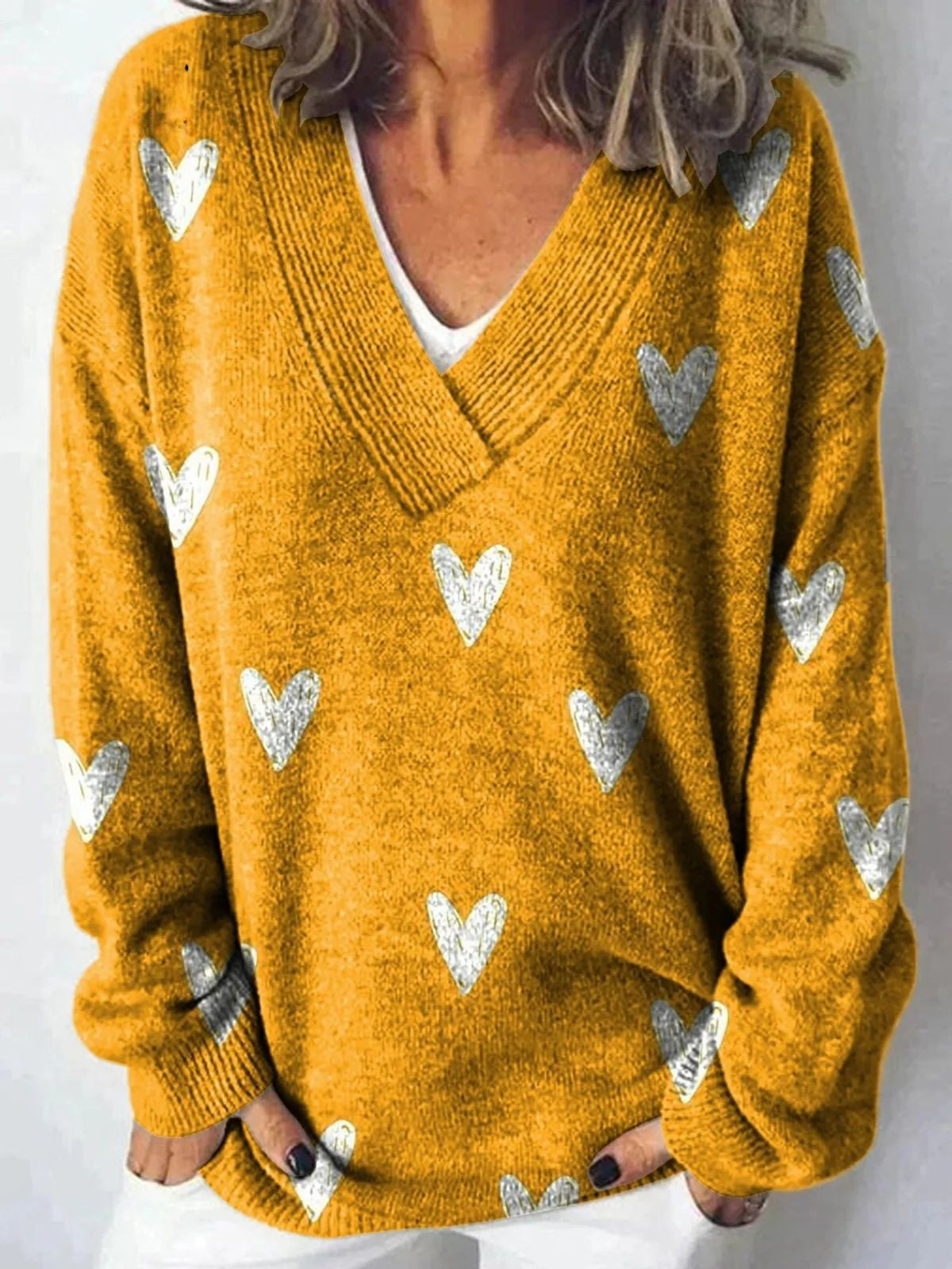 Animal Pattern Printed Casual Women's Sweater 3D