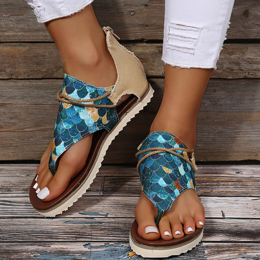 Plus Size Women's Sandals Flip-Flops Roman Shoes