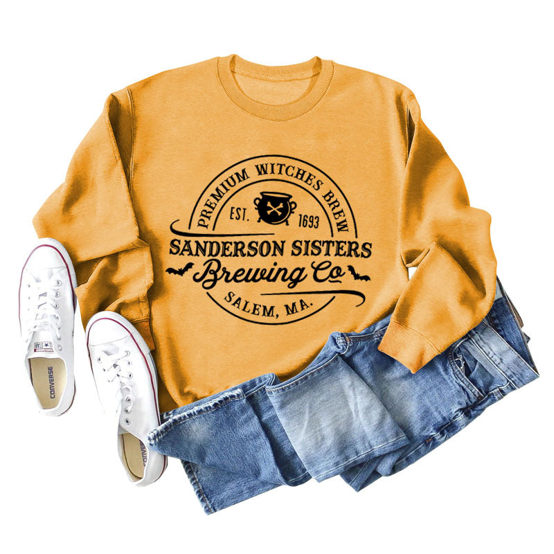 Alphabet Printed Autumn And Winter Bottomed Long Sleeve