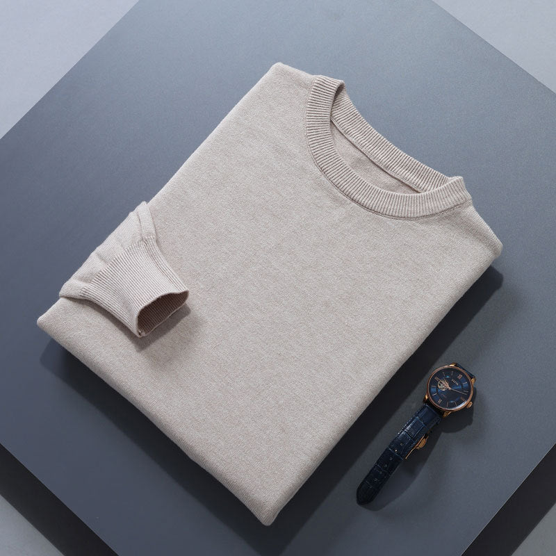 Men's Fashionable Crew-Neck Casual Loose Sweater