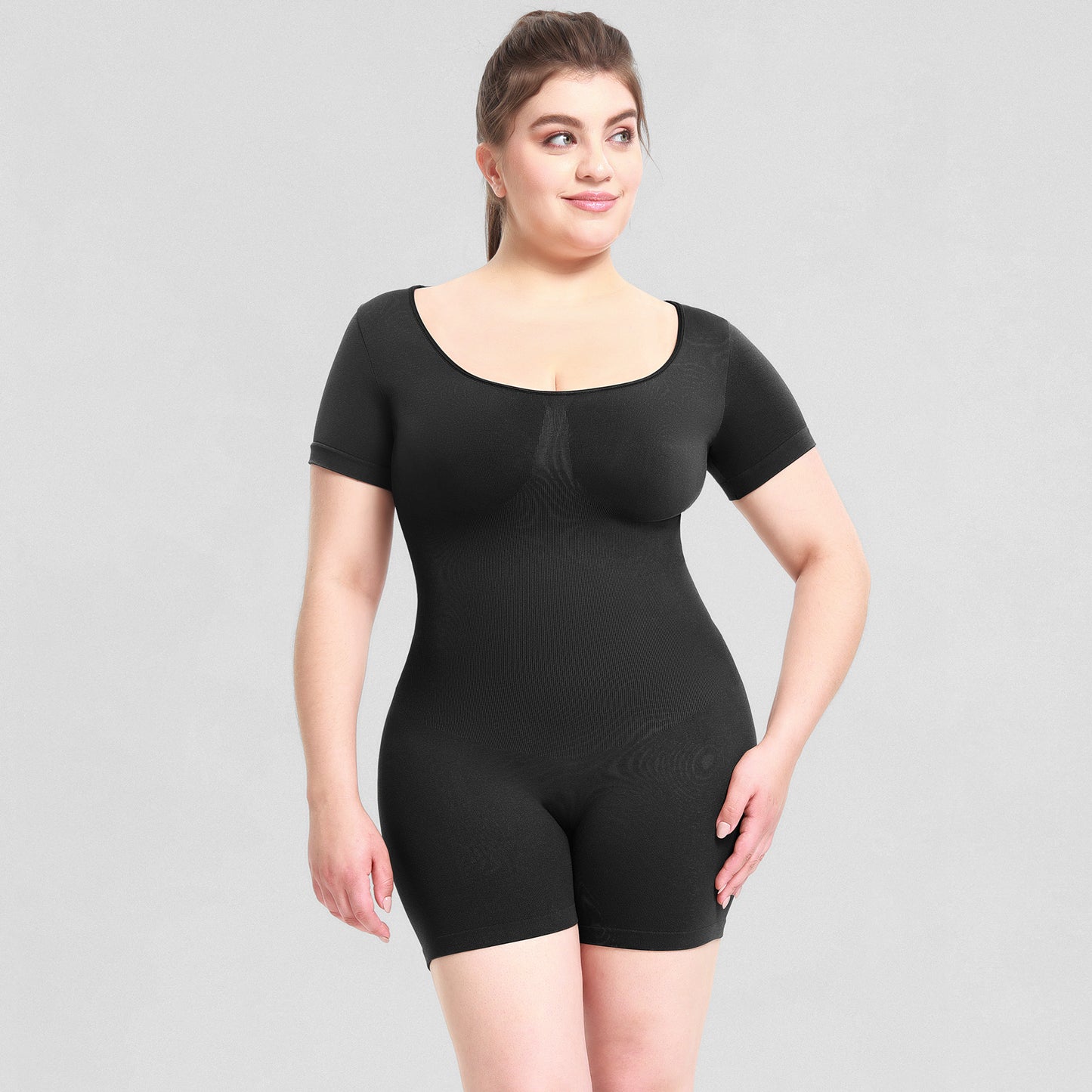 Women's Outer Wear Bodybuilding Jumpsuits Short Sleeve