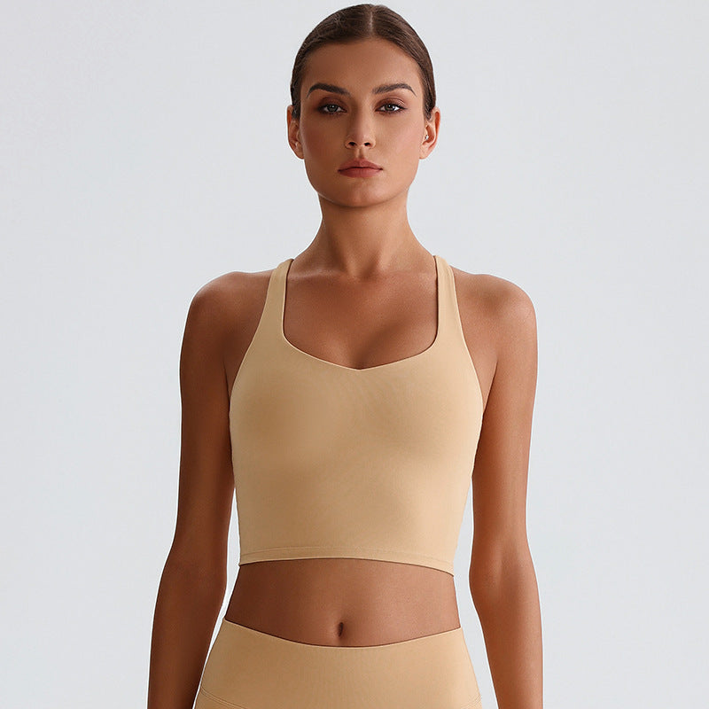 Cross Back Wear Running Yoga Bra