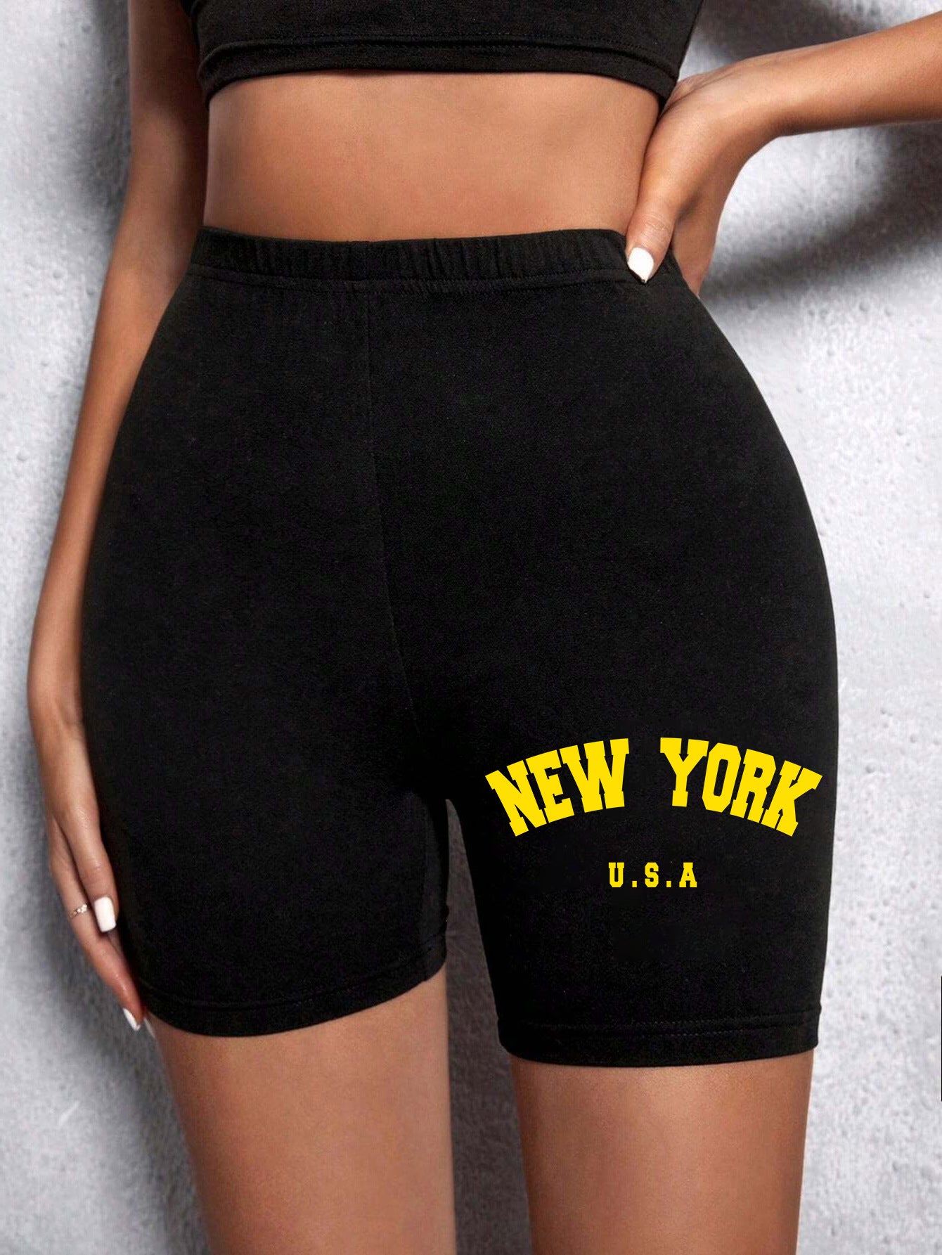 Casual Sports Round Neck Loose Shorts