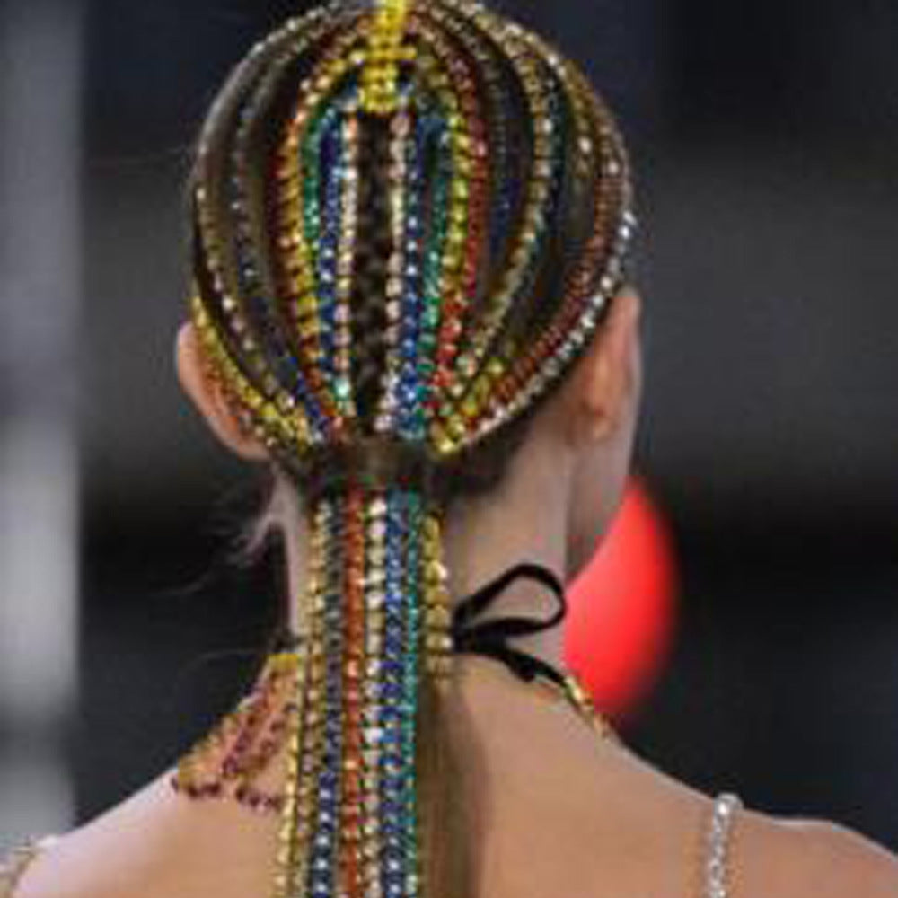 Fashion Full Diamond Headband INS Style Luxury Headwear