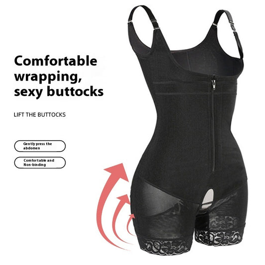 Belly Contracting And Hip Lifting One-piece Corset Women