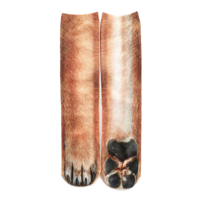animal print socks 3D