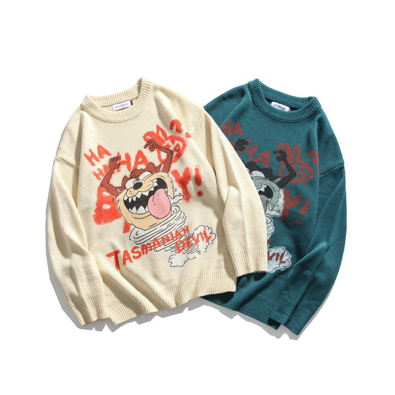 Korean Autumn And Winter New Sweater Couple