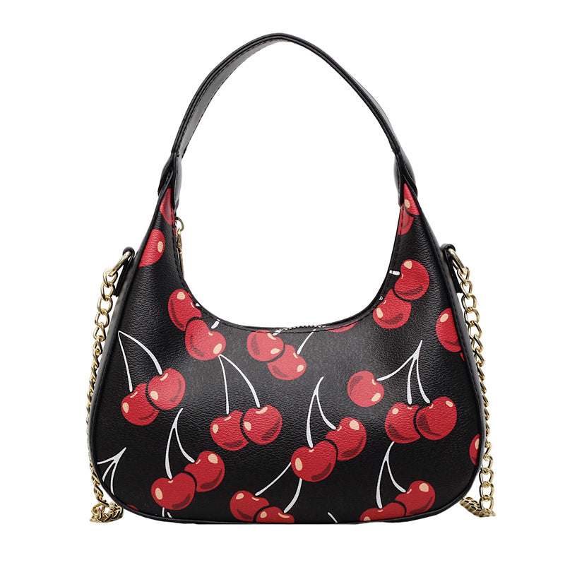 Autumn Printed Fashion Underarm Tote Bag