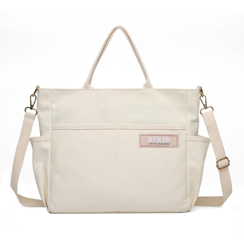 Women's Large-capacity Canvas Shoulder Handbag