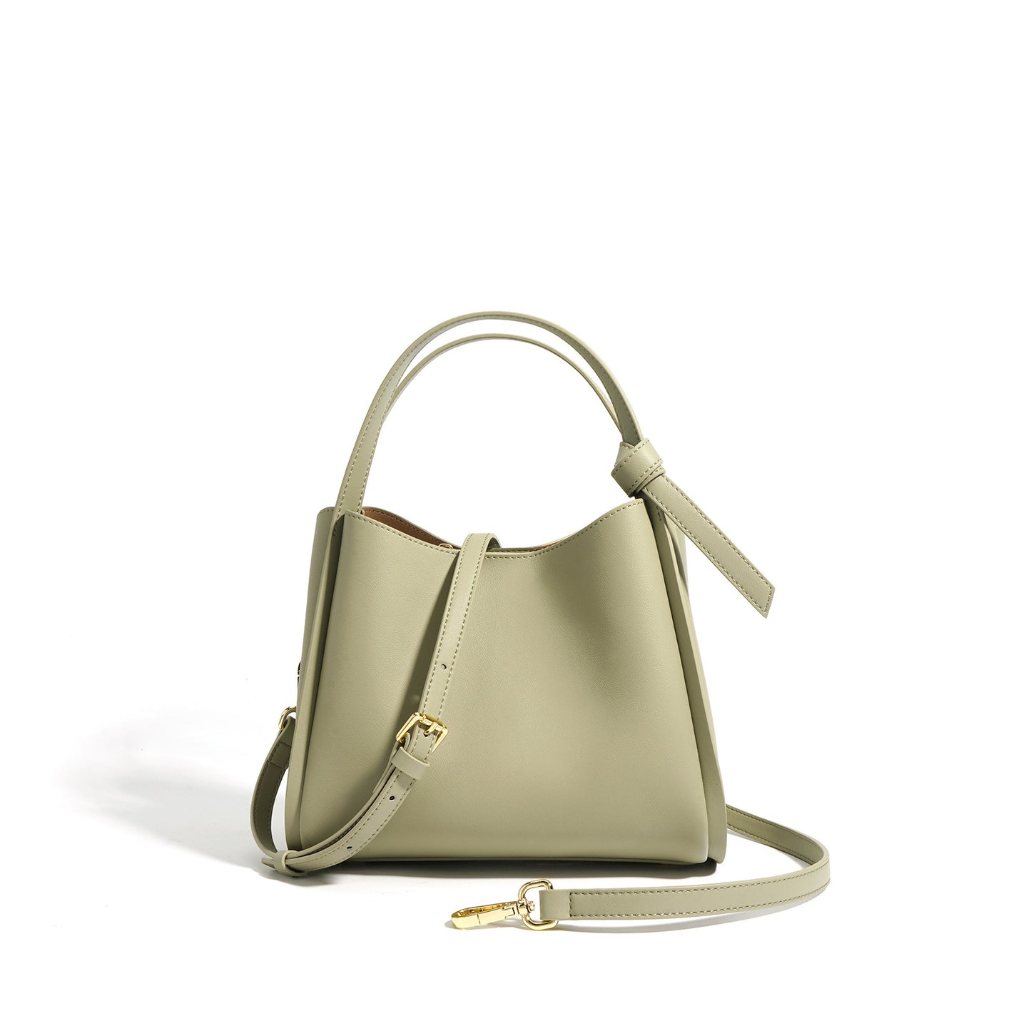 Simple Fashion Commuter All-matching Genuine Leather Shoulder Crossbody Handbag