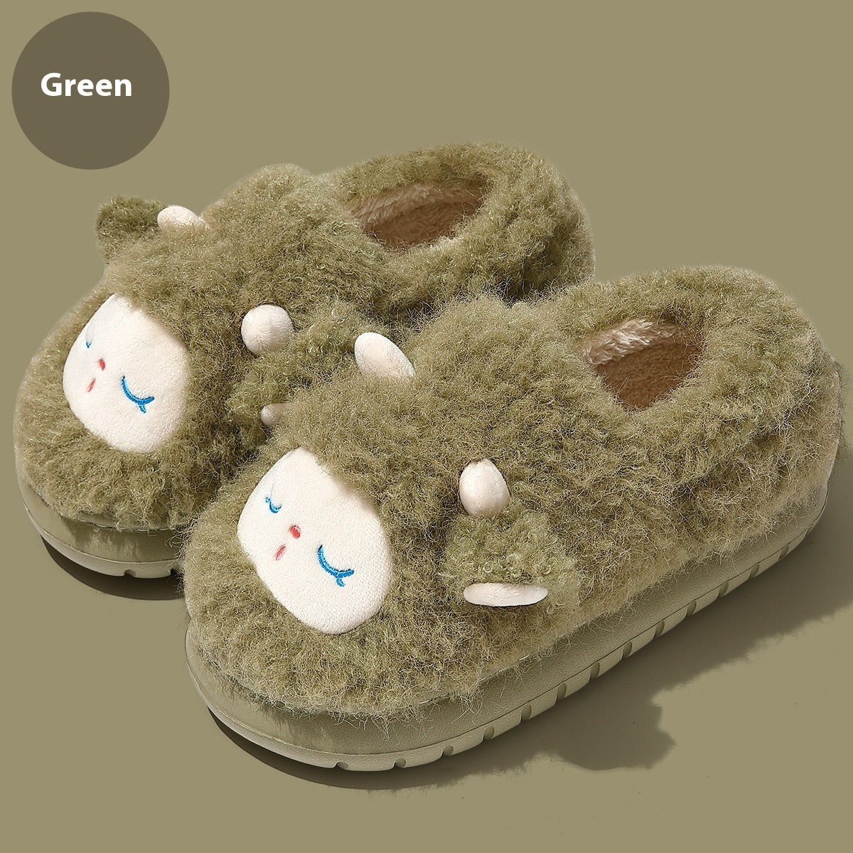Cotton Slippers Women's Non-slip Home Cartoon