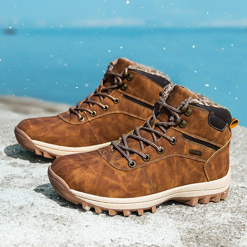 The New Autumn Winter Martin Boots Cross Border With Fleece