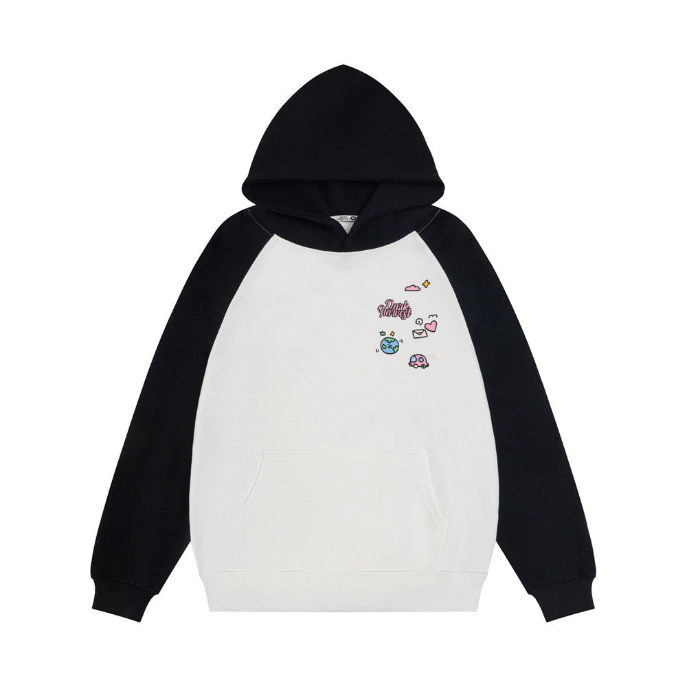 Cartoon Pattern Printed Hooded Bathroom