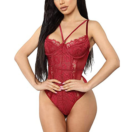 Tynd Non-stålring Jacquard Sexet Jumpsuit
