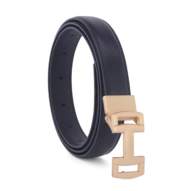 Women's Fashionable And Casual Cowhide Thin Belt
