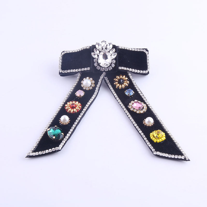 European And American Style Flannel Bow Hairpin