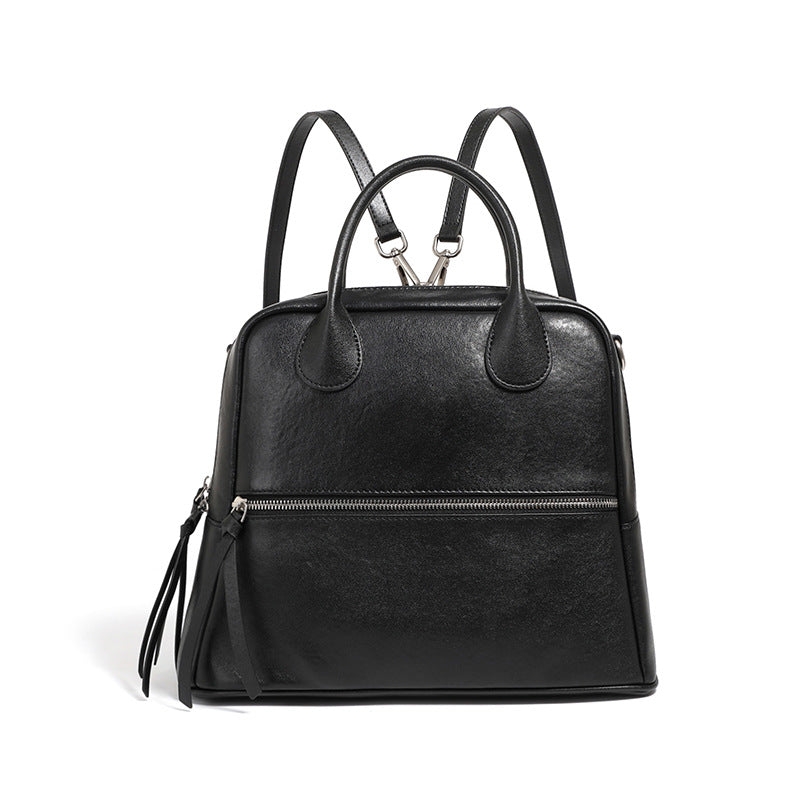 Light Luxury Leather Women's Bag Large-capacity Backpack Shoulder Bag