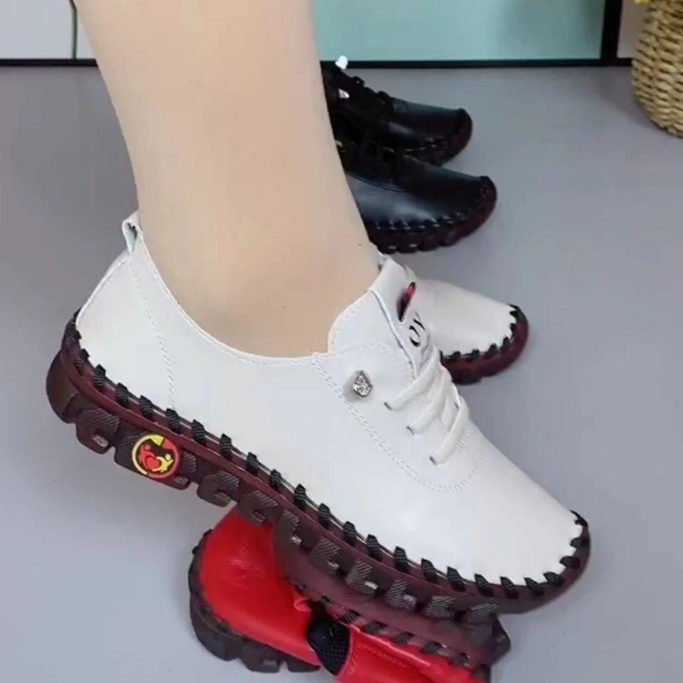 Fat Feet Tendon Bottom Soft Bottom Soft Surface Middle-aged Large Size Women's Shoes