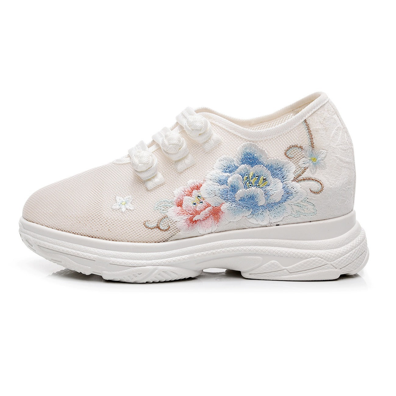 New Autumn And Winter Thick Bottom Student Outdoor Casual Embroidered Sneaker