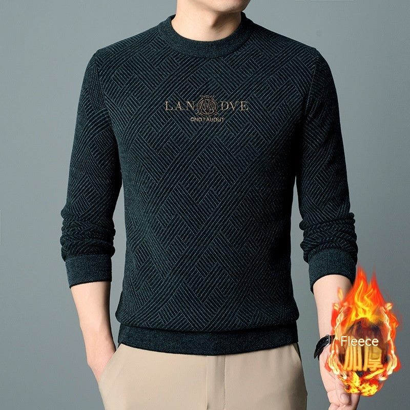 Ferret Fur Velvet Thickening Sweater Male