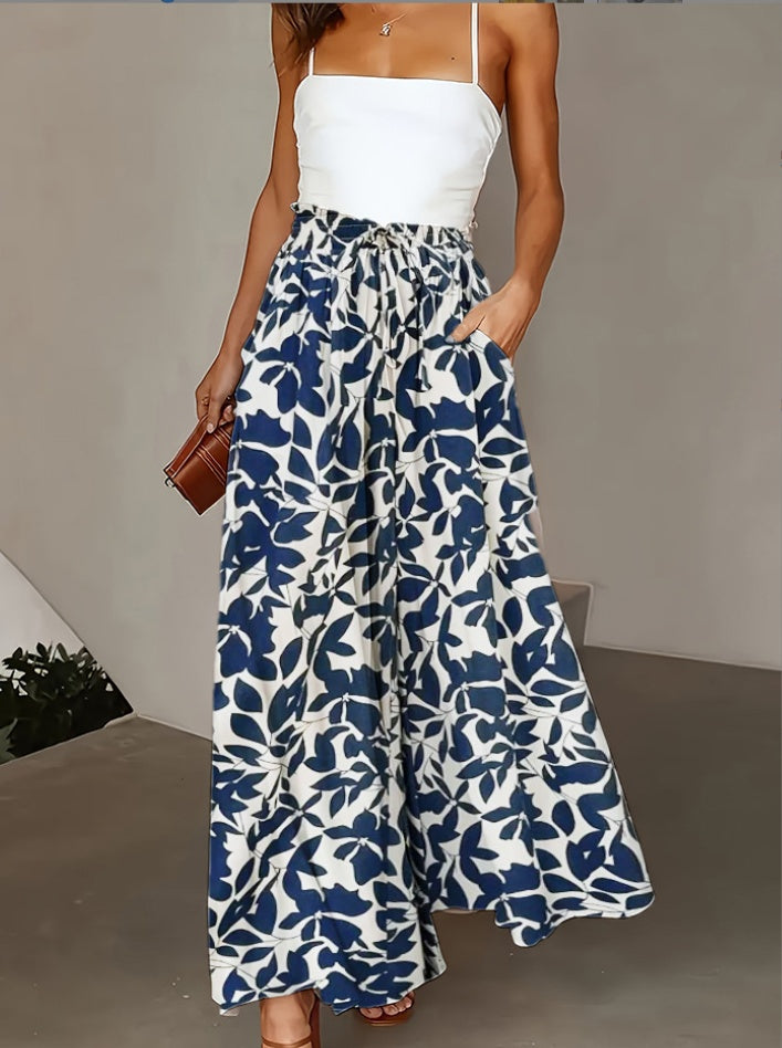 High Waist Summer New Women's Wide-leg Pants