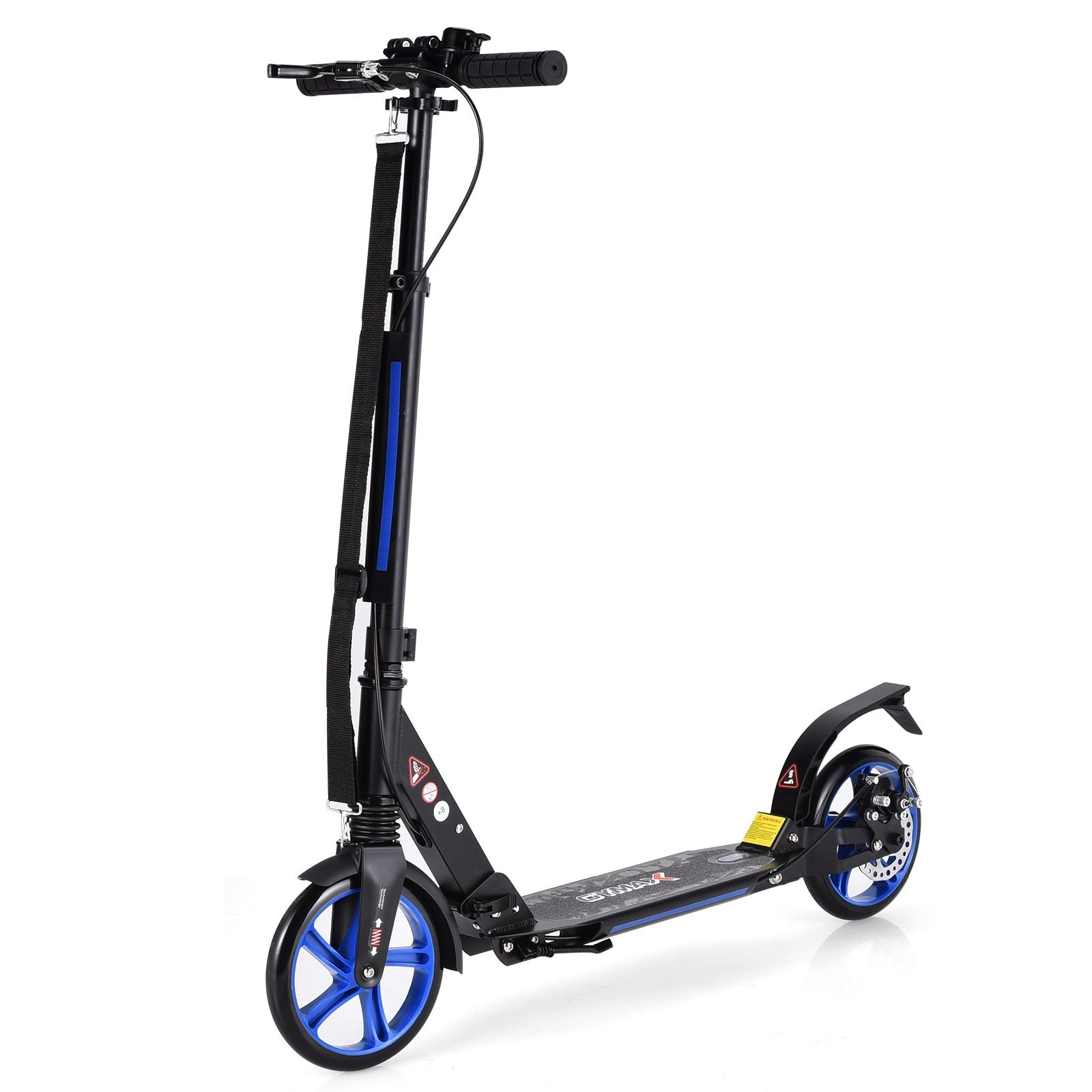 Klappbarer Kickscooter Mit Klingel & Ständer Höhenverstellbarer Scooter Roller Tretroller