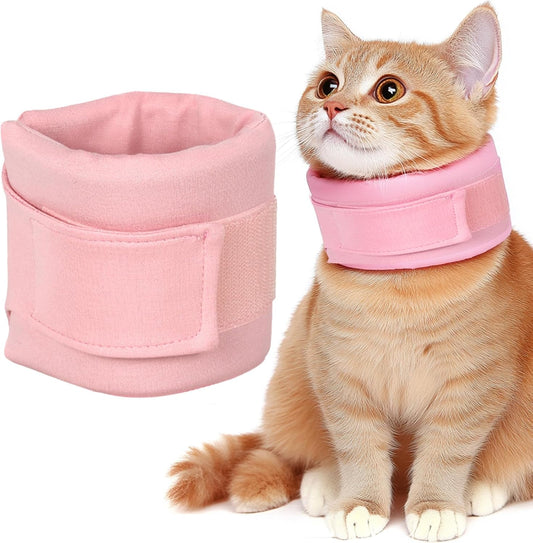 Cat Cone Collar Neck Brace Cat Dog After Surgery Recover Collar Soft Cat Cone Collar Provide Powerful Support For The Neck