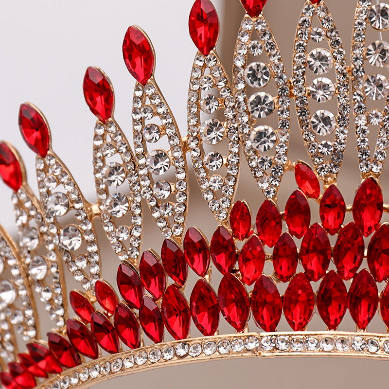 Fashion Women's Alloy Crystal Crown Headwear