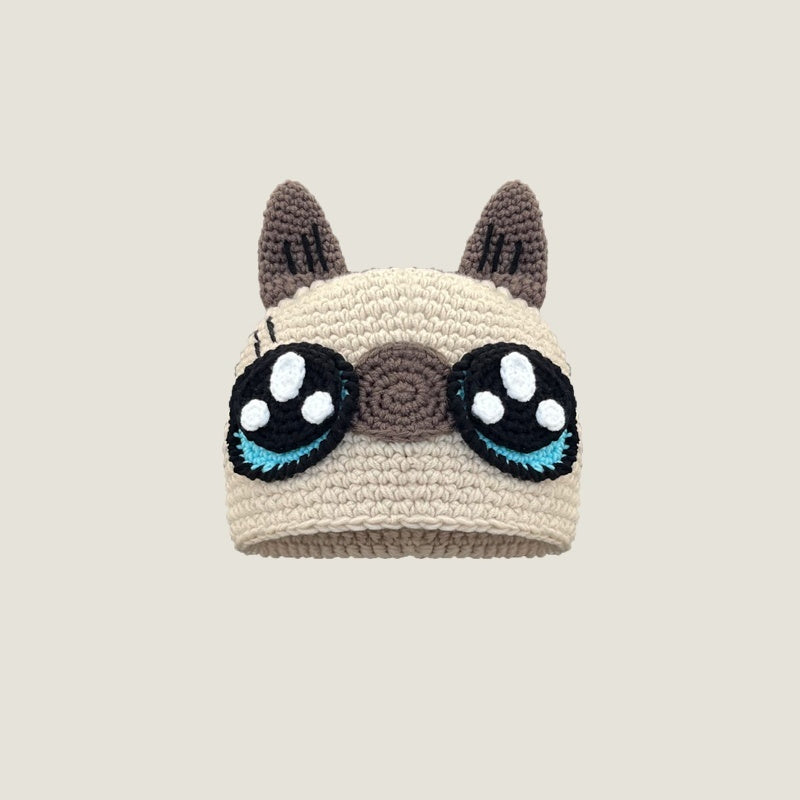 Shrek Monster Knitted Beanie For Women Cartoon Wool Hat