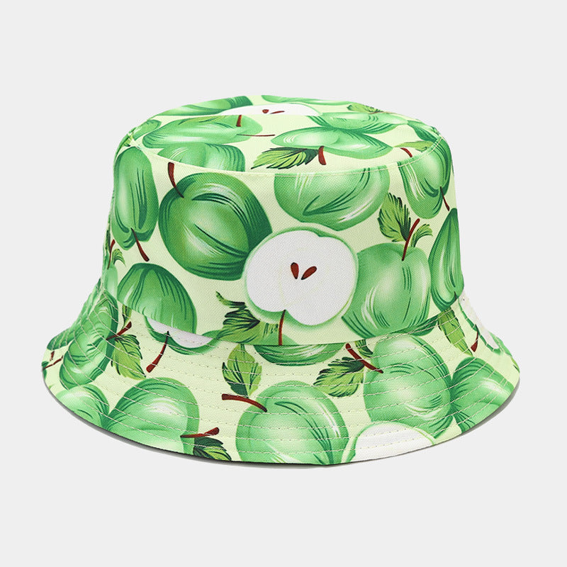 Fruit Pattern Bucket Hat Men And Women Outdoor Casual Sun Hat