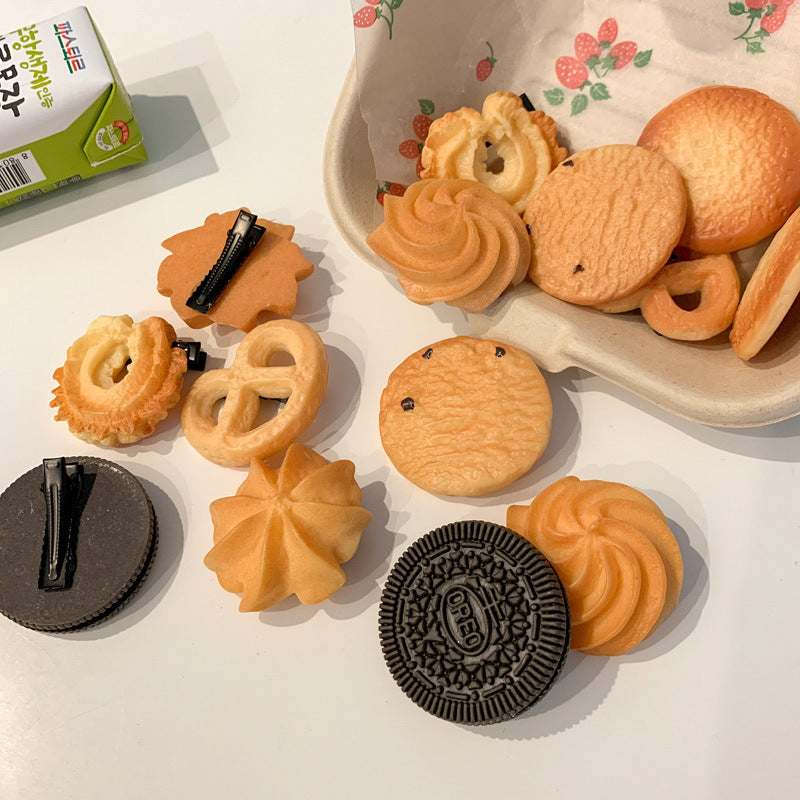 Biscuit Side Clip Hairpin Interesting And Funny