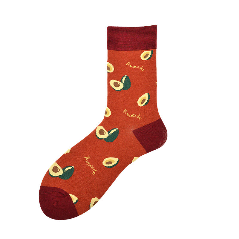 Creative Couple Cotton Mid-high Socks