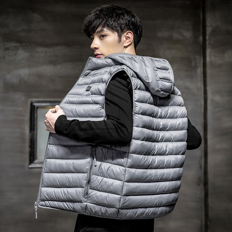 Heating Function Of Men's Casual Coat And Vest