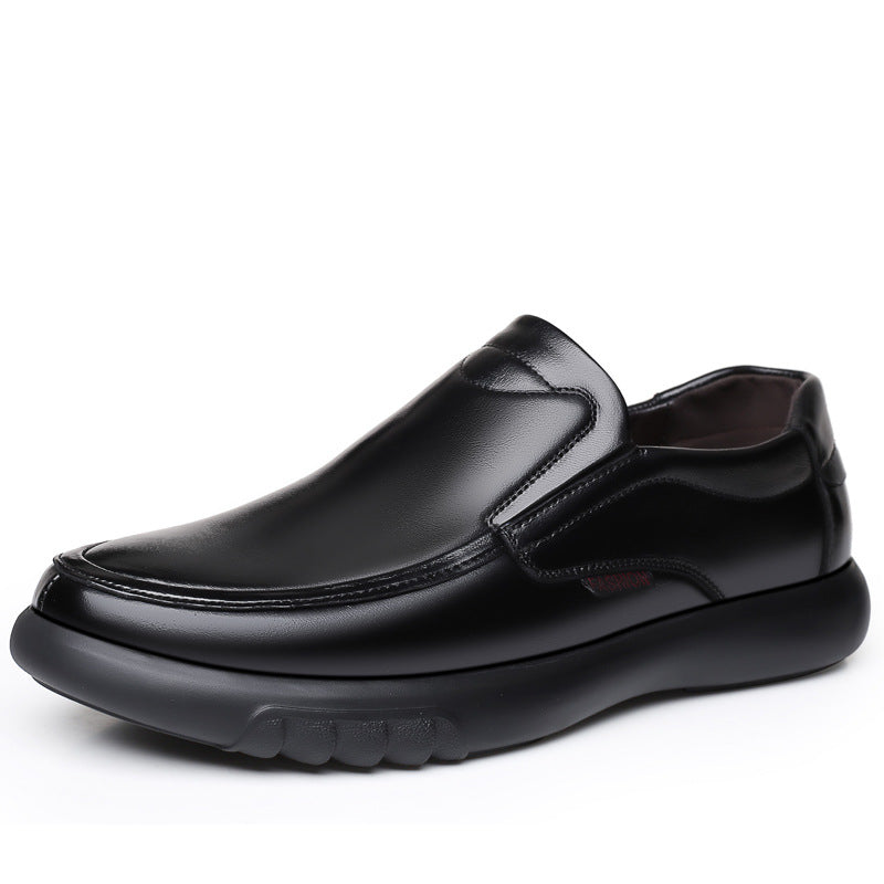 Soft-soled Soft Leather Non-slip Shoes For The Elderly