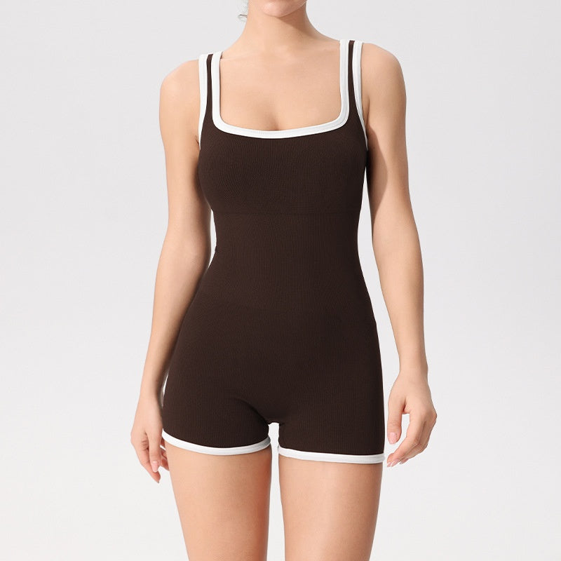 Yoga Jumpsuit Women's Seamless Fitness Sports Jumpsuit