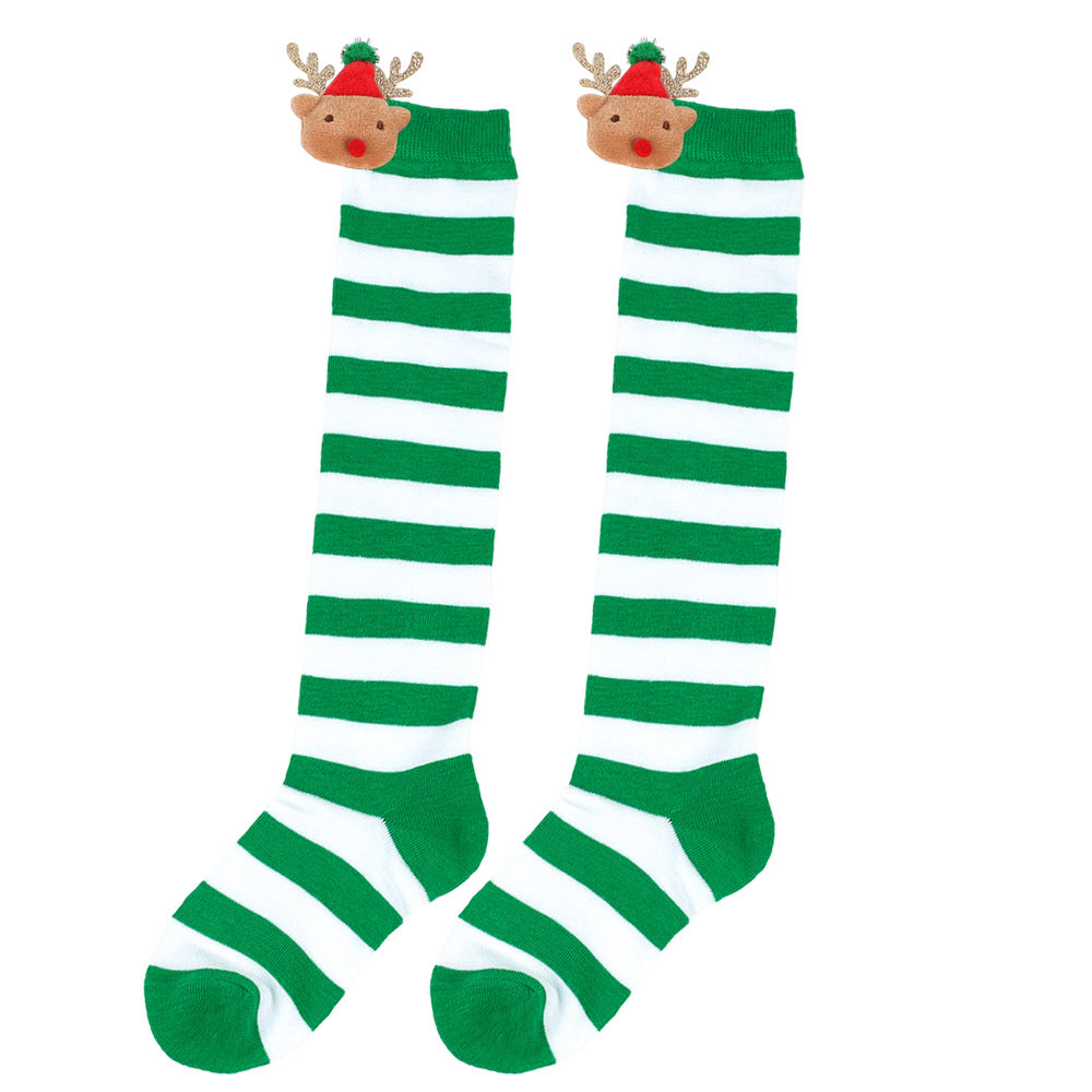 Children Christmas Stockings David's Deer Doll Medium And Large Children