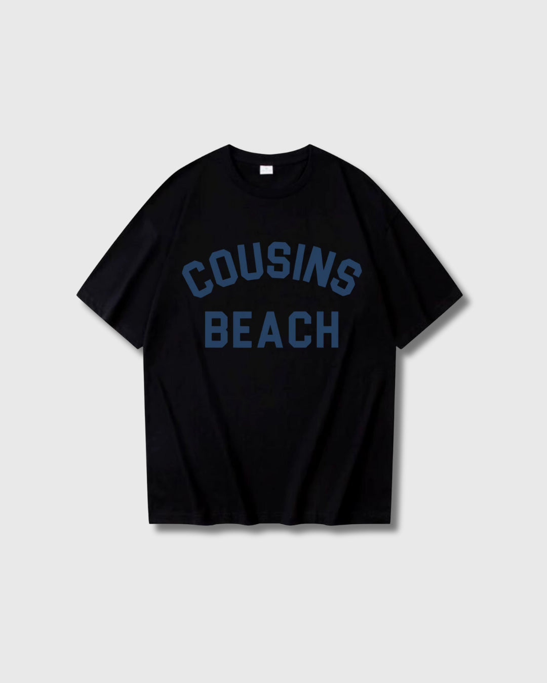 Kvinders kortærmet T-shirt med rund hals og bogstavprint