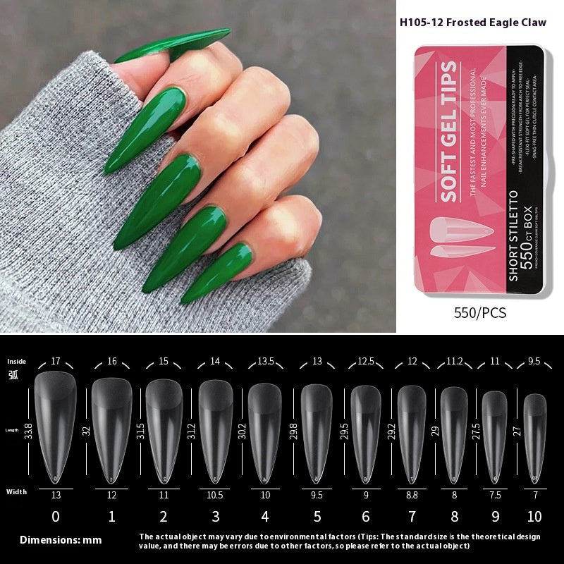 Porcelain White Box Nail Polish Ultra-thin And Scratch Free Matte