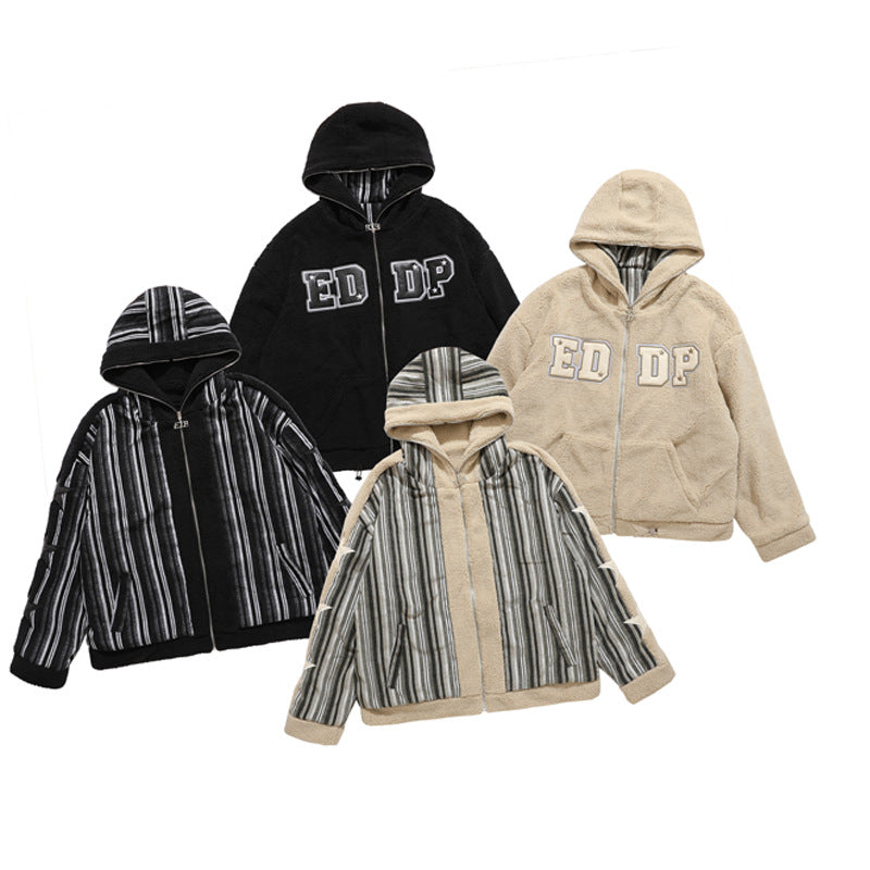 Reversible Street Fleece Hooded Jacket