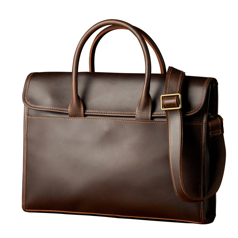 Herre OL Business Casual Læder Attachémappe
