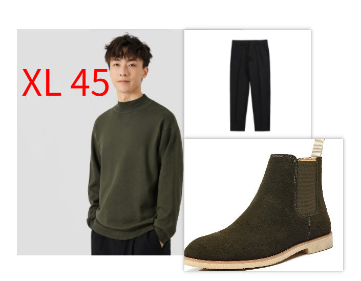 Solid Color Loose Inner Wear Leisure Warm Bottoming Long-sleeved Sweater