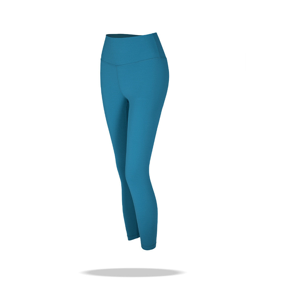 Red High Waist Nude Peach Buttocks Yoga Pants For Women